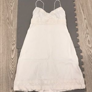 J Crew White Dress - Tea length
